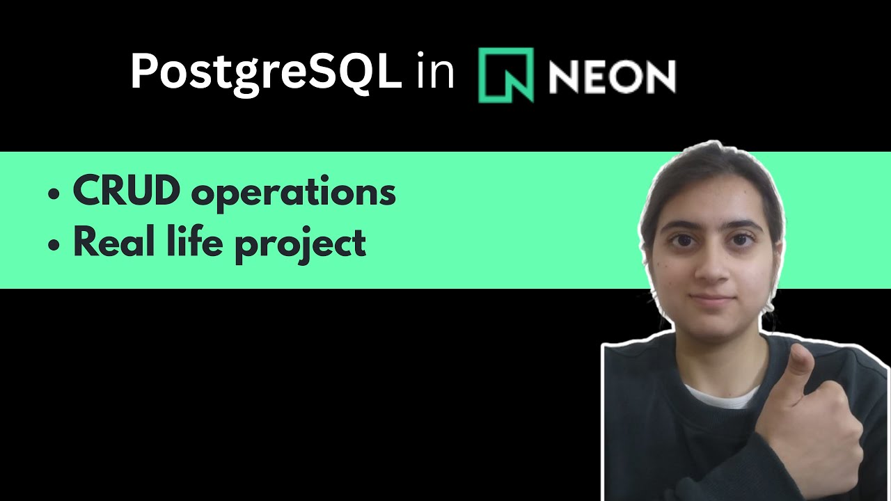 PostgreSQL tutorial for beginners in Neon | Real life project