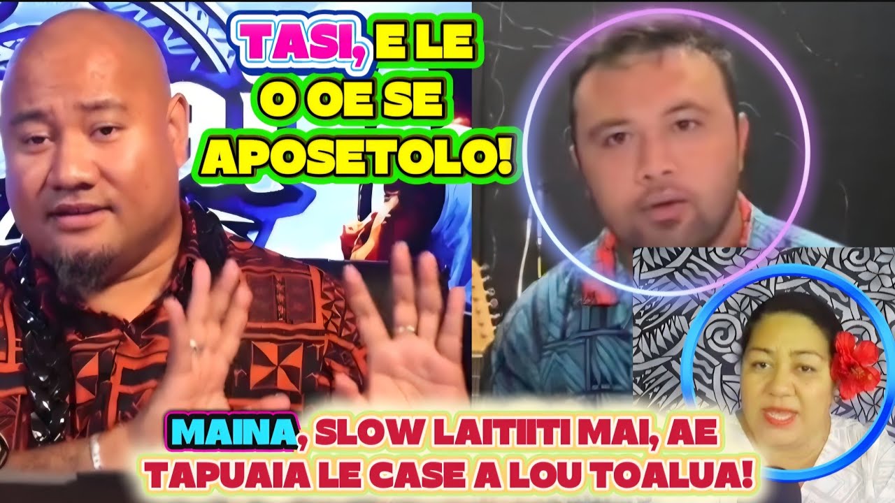 TASI, E LE O OE SE APOSETOLO; MAINA, SLOW LAITIITI MAI, AE TAPUAIA LE CASE A LOU TOALUA #yes #nice