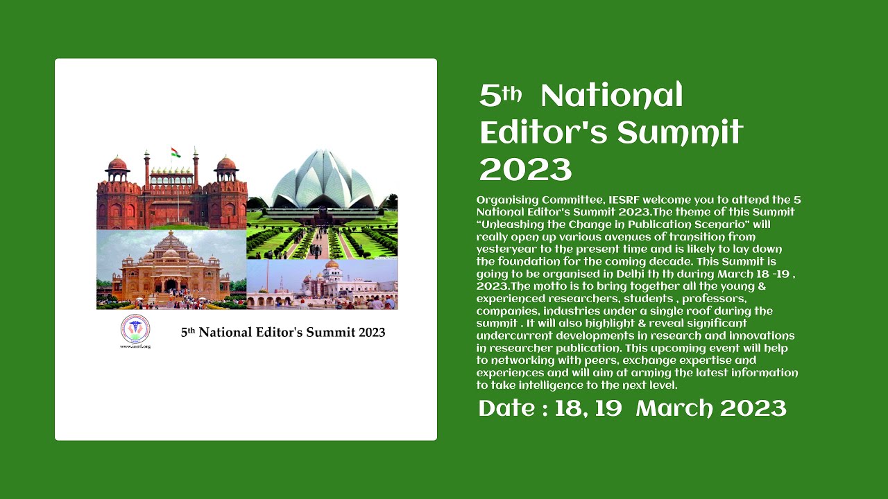 5th National Editor Summit