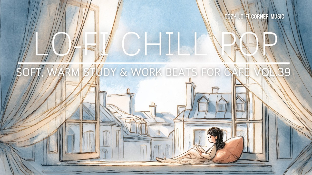 Lo-fi Chill Pop Mix 🌿 | Soft, Warm Study & Work Beats for a Cozy Café Mood