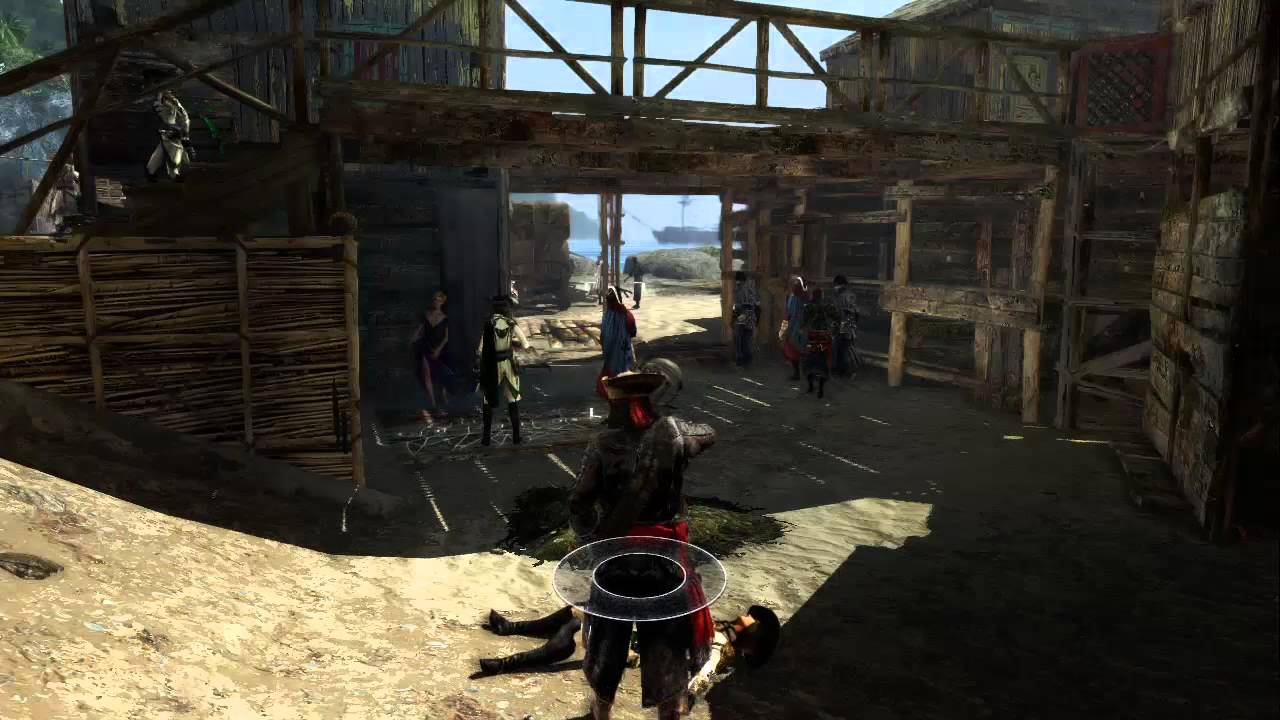 AC4 Multiplayer DLC Blackbeards Wrath Pack - Character Kill Animation Montage