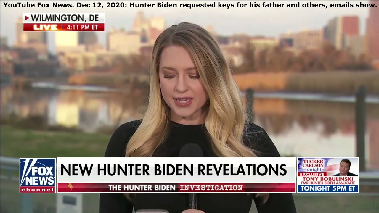 Hillary Vaughn Report: Hunter Biden requested keys for his father and others, emails show