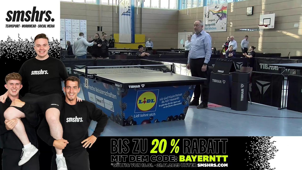 Livestream Bayerische Meisterschaften Haupttisch