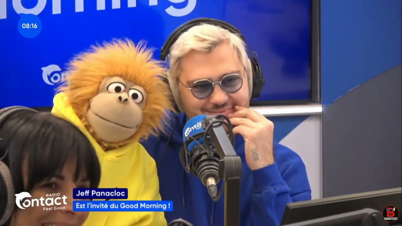 Jeff Panacloc & Jean-Marc en promo  presque roue libre dans le good Morning de Radio contact! [2025]