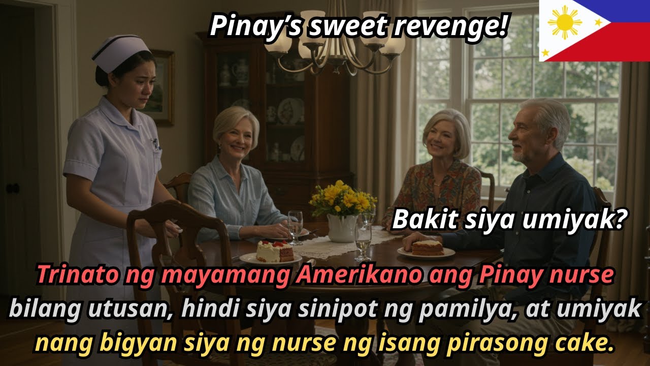 Trinato ng mayamang Amerikano ang Pinay nurse bilang utusan, hindi siya sinipot ng pamilya, at um...