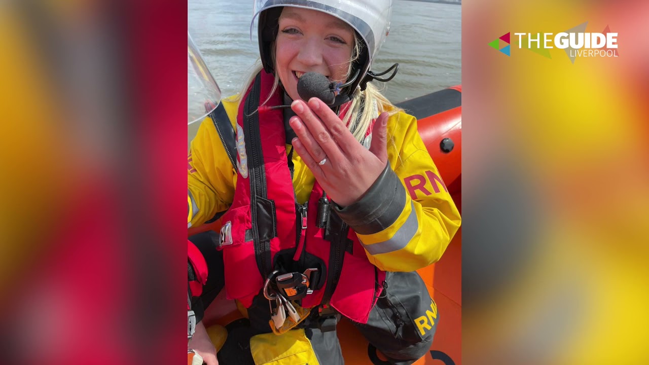 RNLI New Brighton get engaged whilst aboard lifeboat on training exercise | The Guide Liverpool