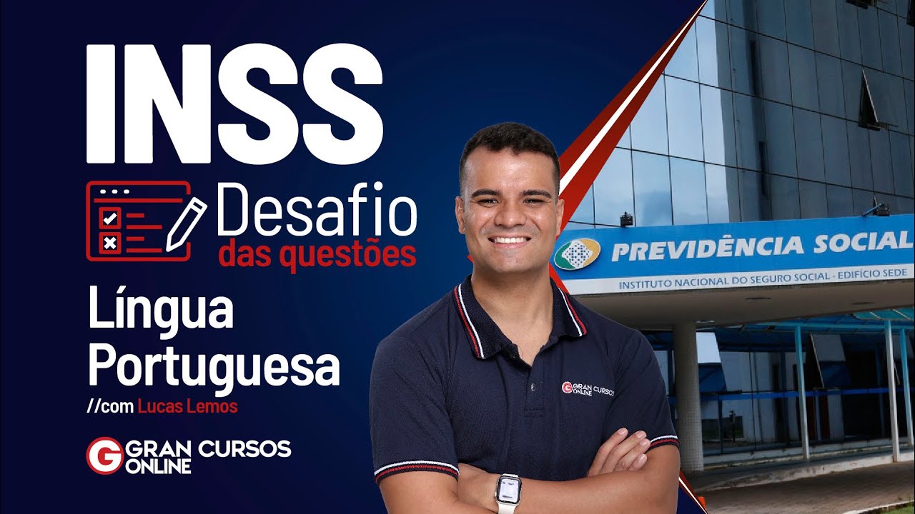 Concurso INSS: Desafio das questões - Língua Portuguesa com Lucas Lemos
