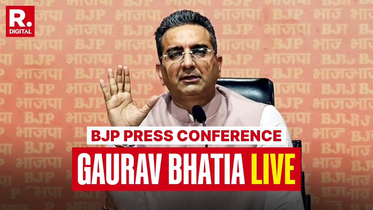 BJP PC LIVE: Gaurav Bhatia Takes On Rahul Gandhi, Says 'Does Want To India To Be Strong'