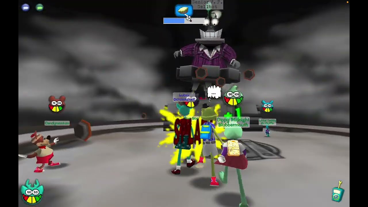 getting lvl 6 throw gag in toontown