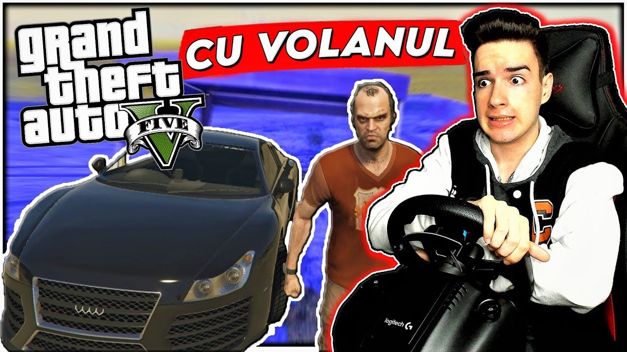 JOC GTA 5 cu VOLANUL, CUM ESTE? Logitech G29!
