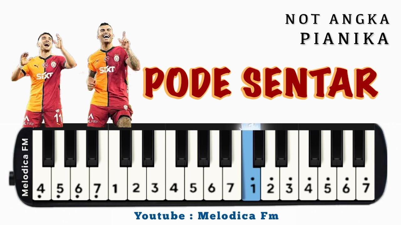 Pode Sentar | Not Pianika + MIDI