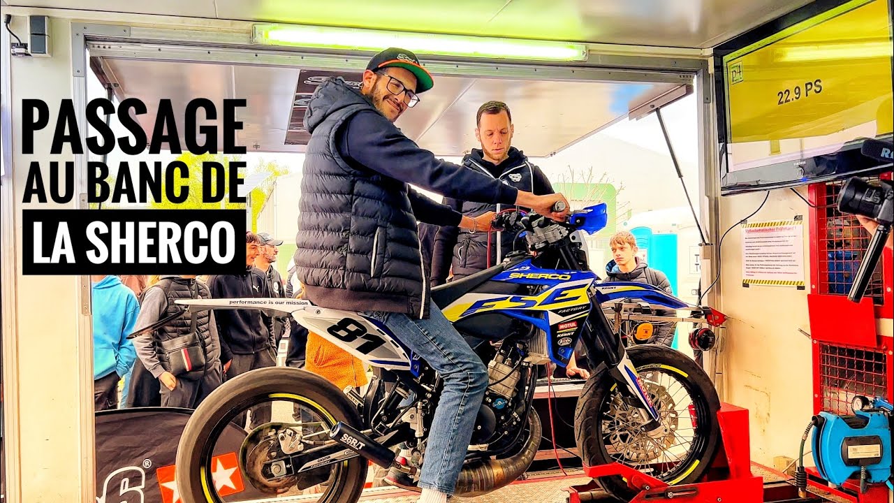 La Sherco passe au Banc de puissance pour l&rsquo;Open Day @maxiscoot 📈