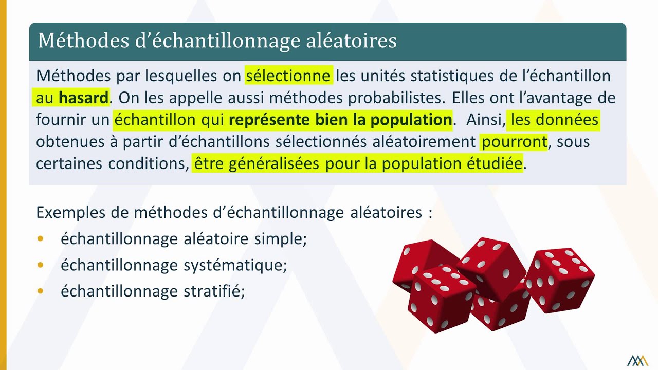 Méthodes d'échantillonnage