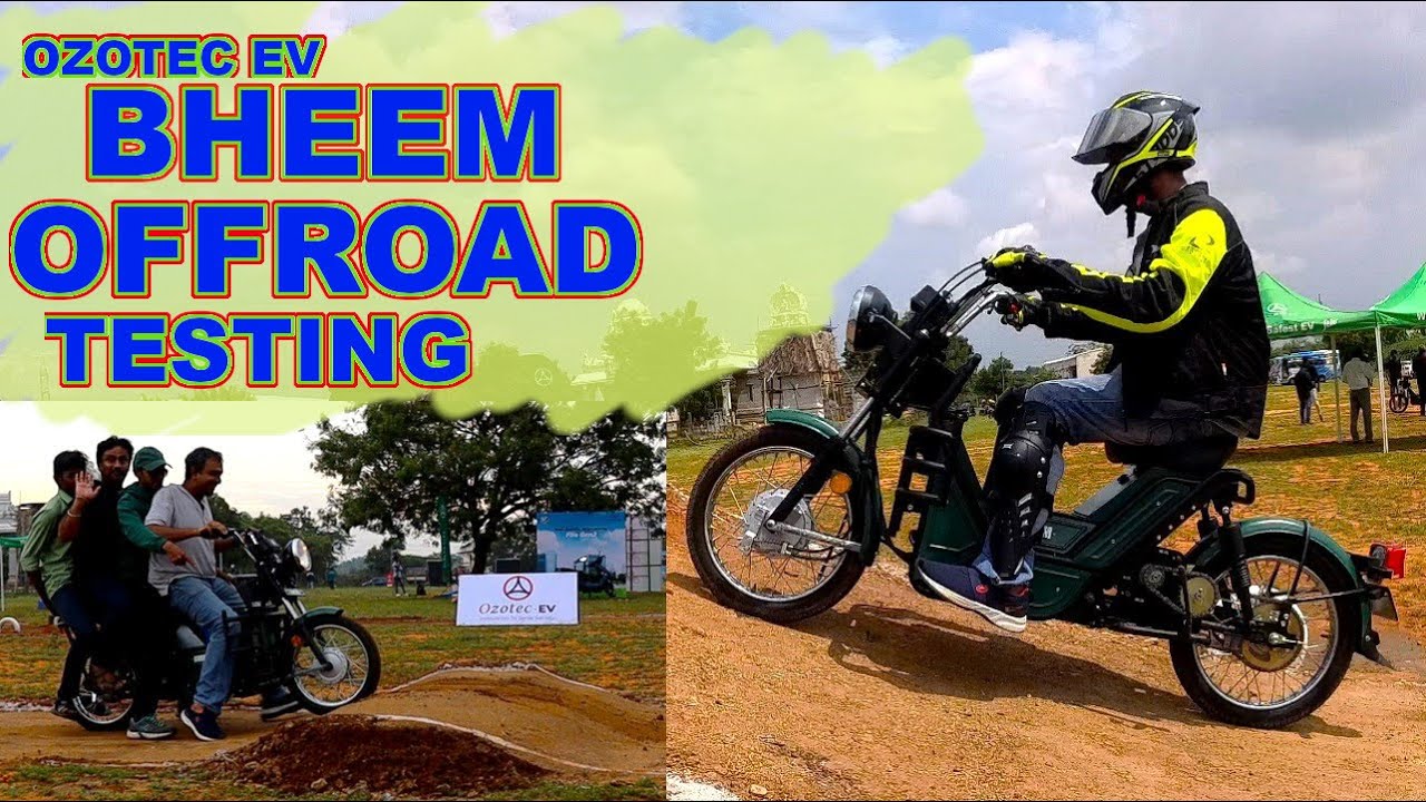 Ozotec Bheem Test Drive  - Fun Filled Electric Vehicle Test Drive - Offroad Test - Part -1