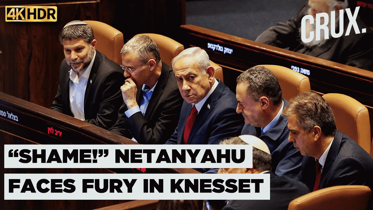WATCH: Netanyahu Heckled As Knesset Backs Ultra-Orthodox Draft Bill, Flees Amid 