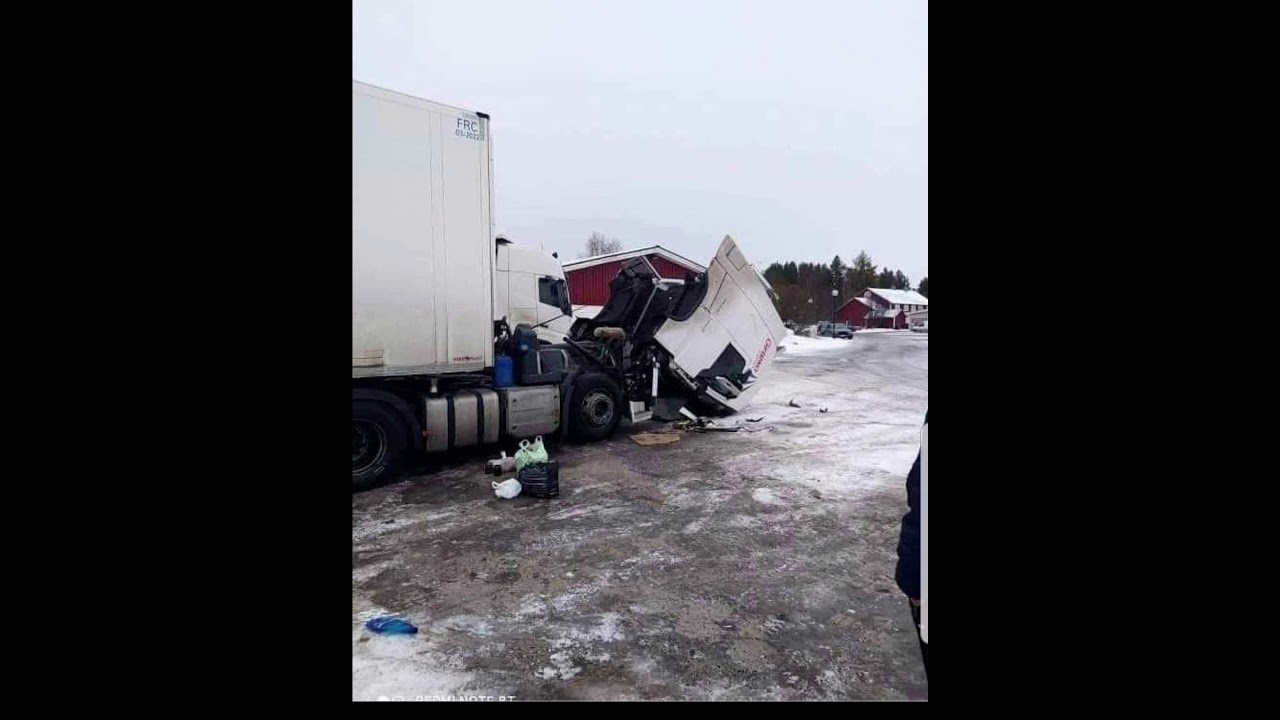 Sofer de camion &icirc;ncepător part16 a vrut să rabatezd cabina si sa rupt