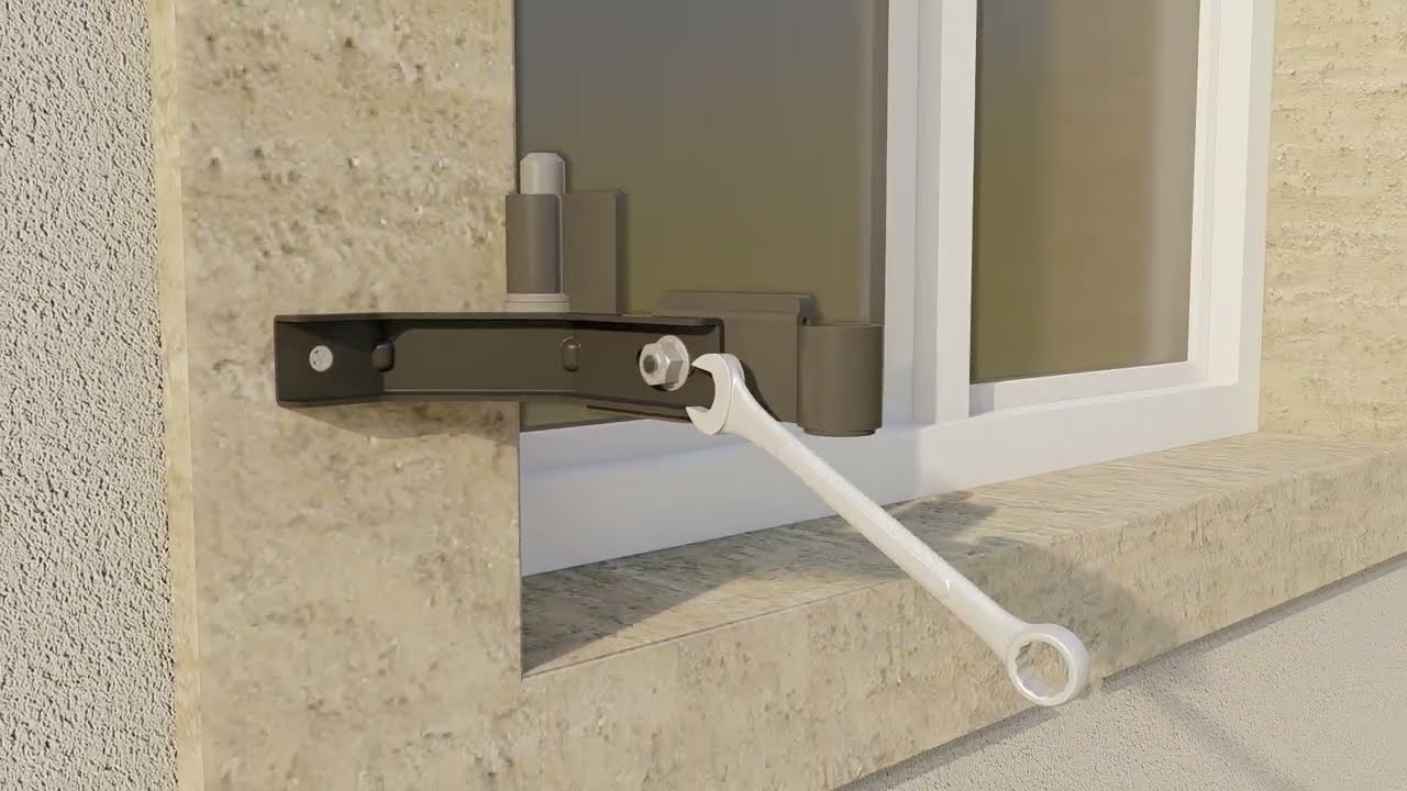 DECALE VOLET, système de déport de gonds existants  -  Shutter offset system for outside insulation