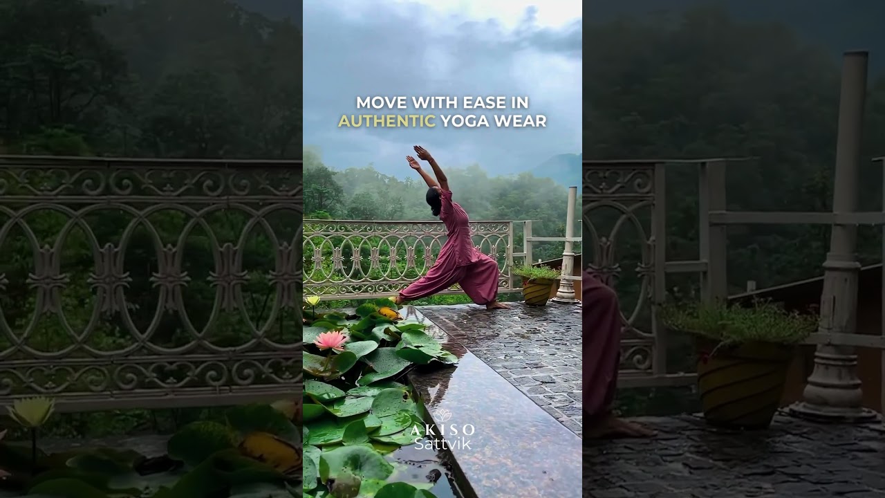 Authentic Yoga pants | Natural yoga clothes | Sattvik yoga wear - AKISO