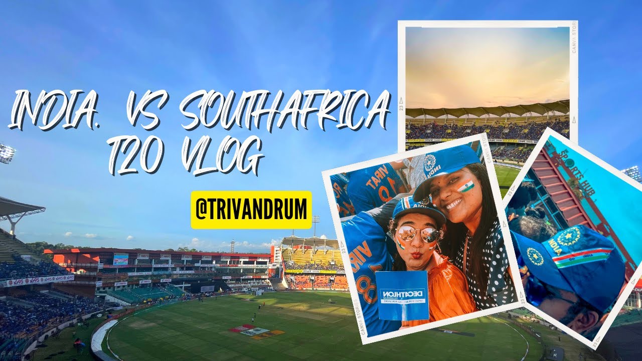 First Live Match Experience @Greenfield Stadium Trivandrum😍 | India Vs SouthAfrica T20