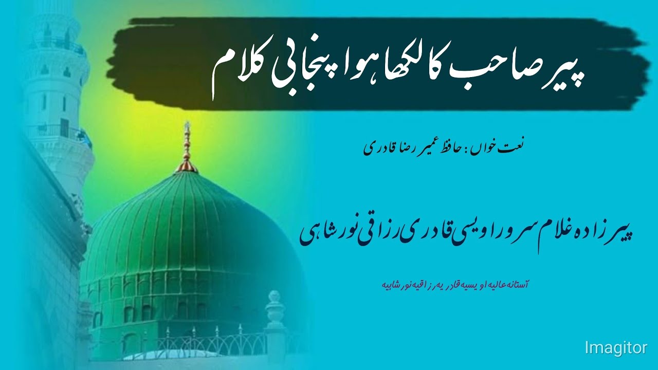 Hafiz Umair Raza qadri | New Punjabi Natt  2025 | Pirzada Ghulam sarwar Owaisi Qadri