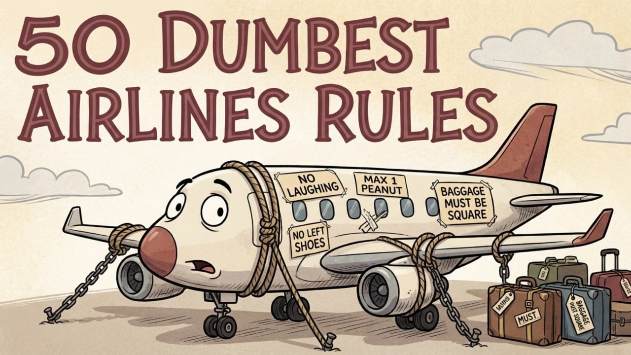 50 Dumbest Airline Rules That Make Flying Feel Like a Punishment