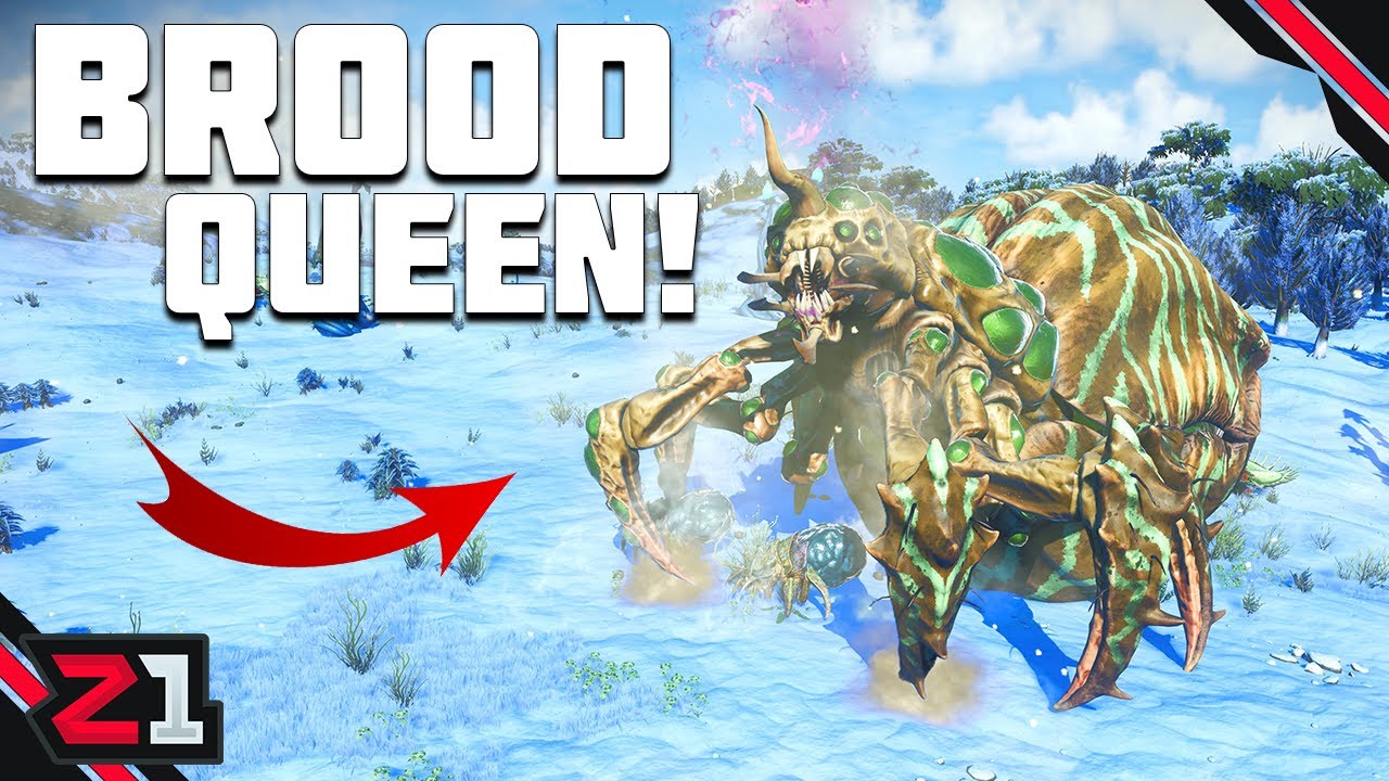 Summon The Brood MOTHER ! Fighting No Mans Sky's NEWEST BOSS !