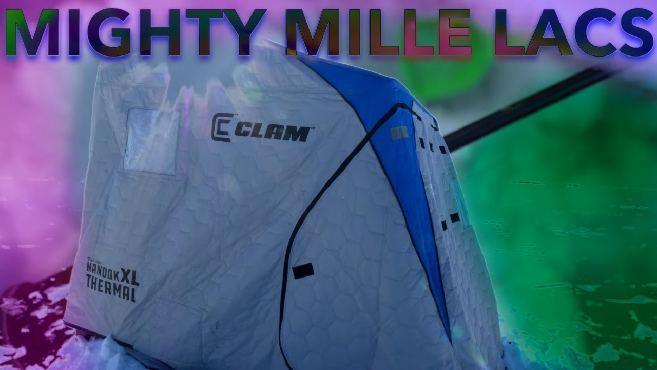 Mighty MILLE LACS LAKE Walleye fishing - Northwest ICE TOUR - #3