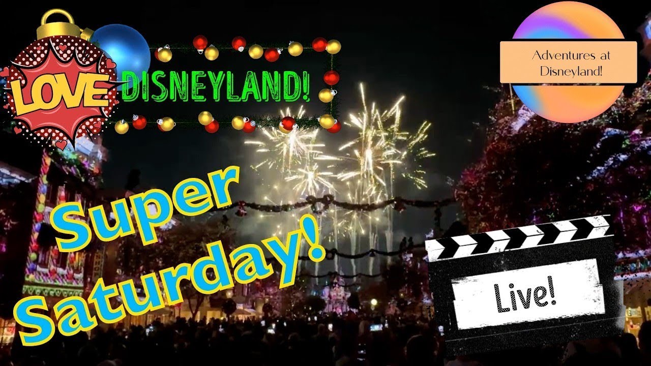 Livestream - Disneyland - Super Saturday!!!! #livestream #disney #disneyparks #disneyland