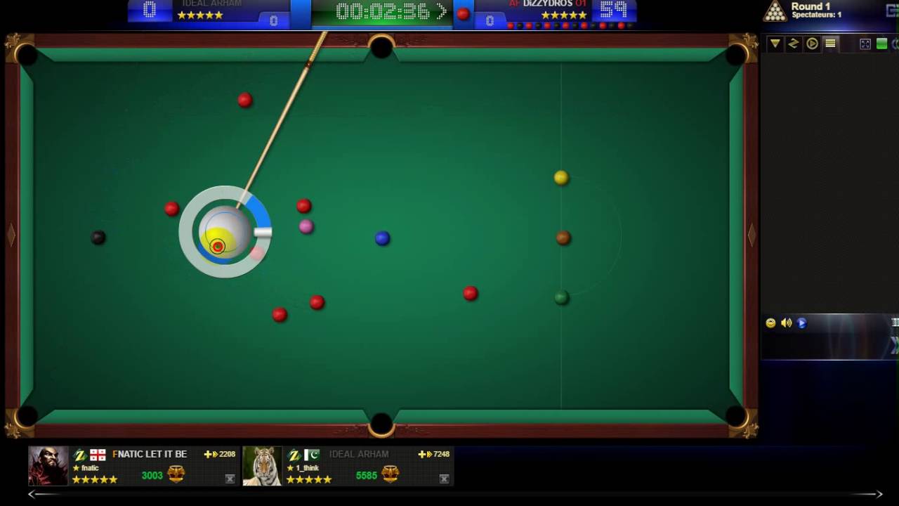 AF DiZZYDROS 01 ( Learn Snooker ) Gamezer- Billards