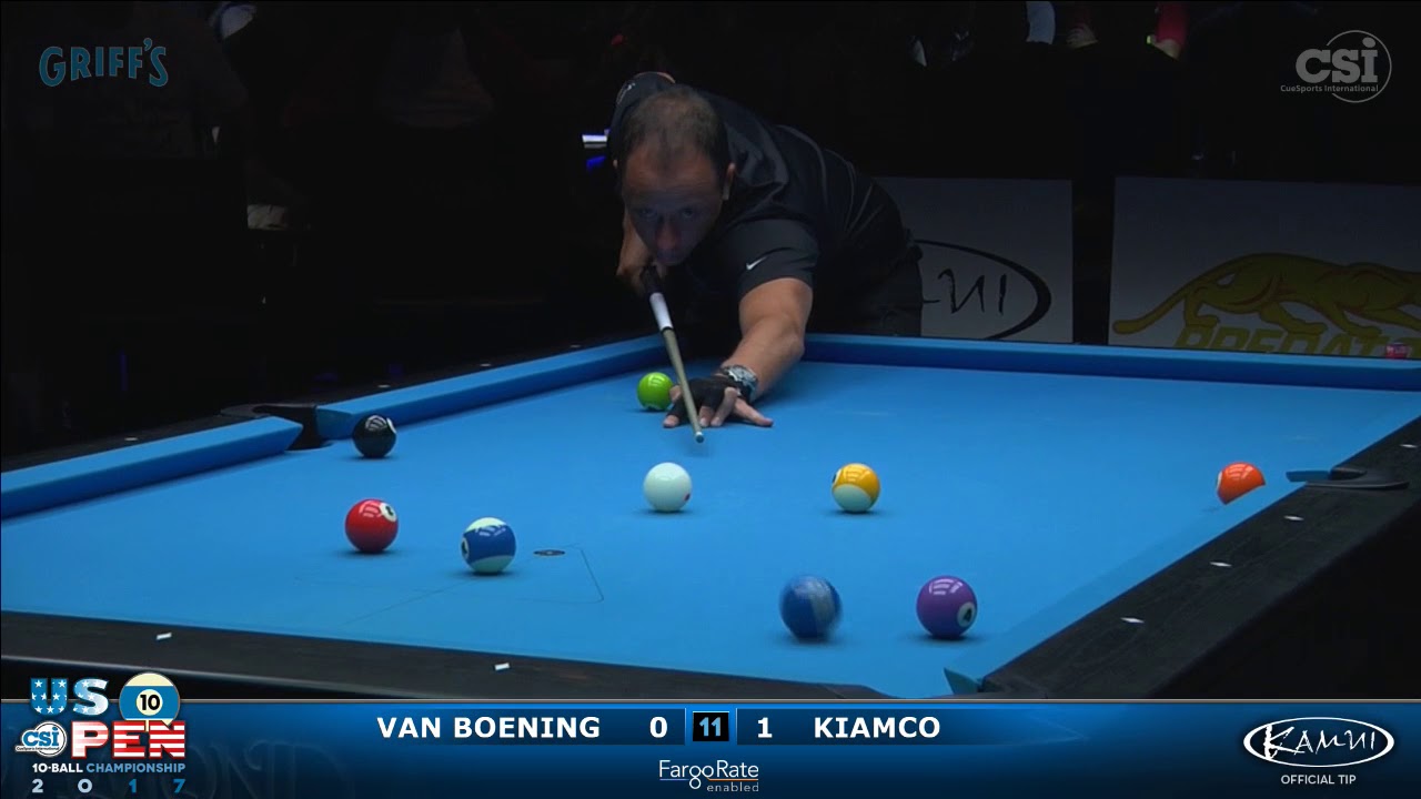 10-BALL FINAL | Shane Van Boening vs Warren Kiamco | 2017 US Open 10-Ball Championship