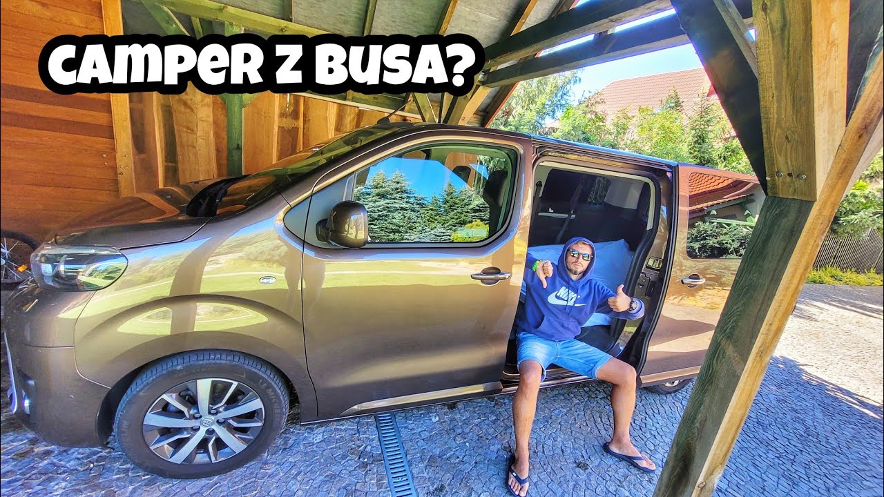 Plusy i minusy spania w busie na dziko - nasze wrażenia / Toyota Proace Verso long VIP 2.0 camper