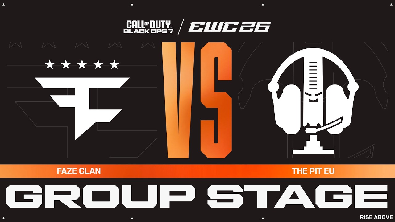FaZe Clan vs. The Pit EU | COD: BO7 at EWC 26 - Group Stage - VOD