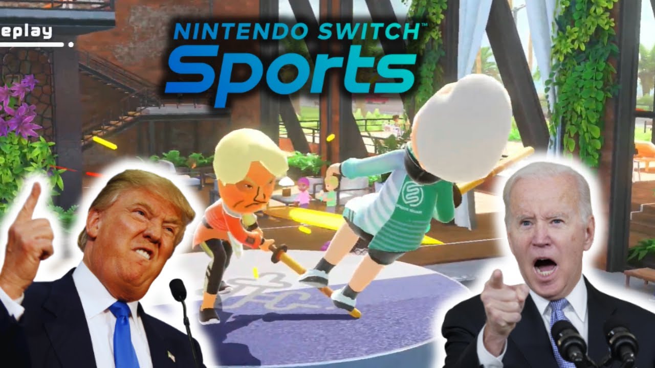 Президенты играют в Nintendo Switch Sports (БОЙ НА МЕЧАХ И ВОЛЕЙБОЛ)