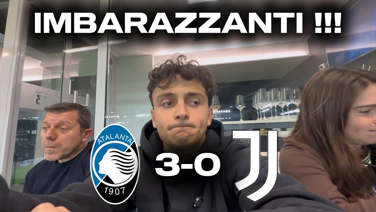 UMILIAZIONE !!! PARTITA REGALATA !! ATALANTA 3-0 JUVENTUS | LIVE REACTION DALLO STADIO