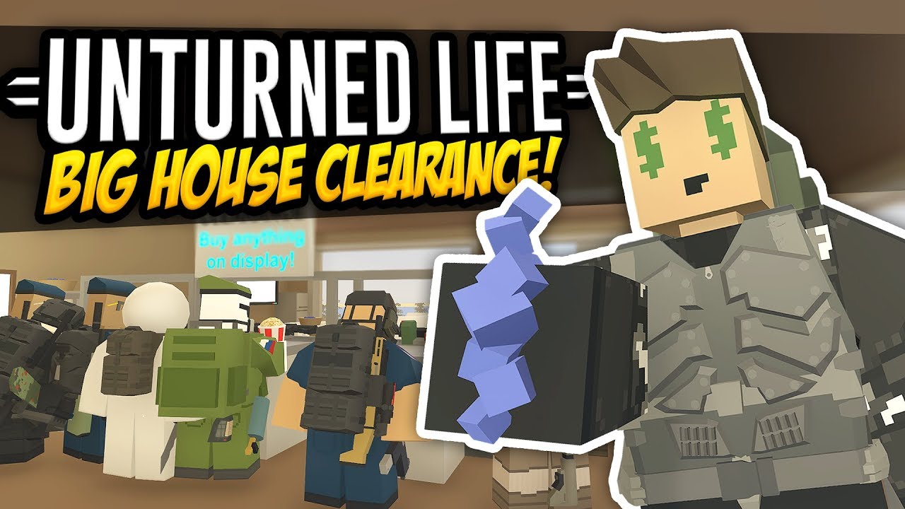 БОЛЬШАЯ РАСПРОДАЖА ДОМА - Ролевая игра Unturned Life #509