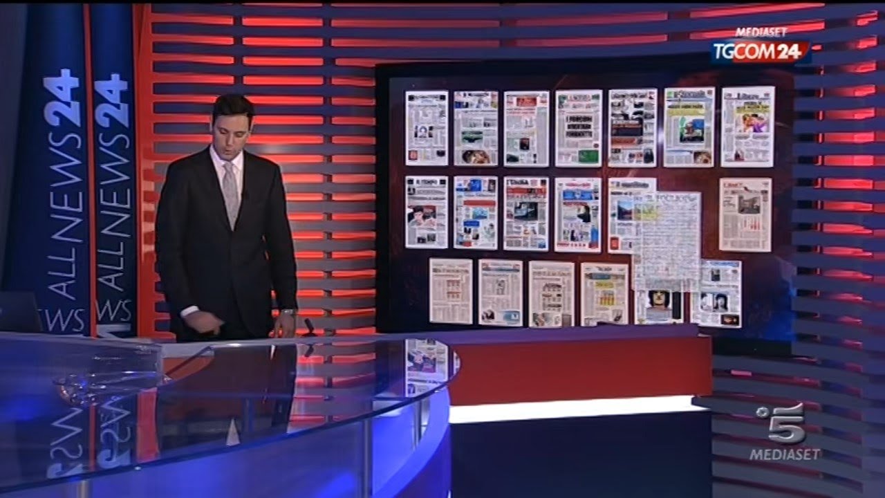 Canale 5 - Sequenza 18-19 Dicembre 2013 TGCOM24 Rassegna Stampa - TG5 Prima Pagina