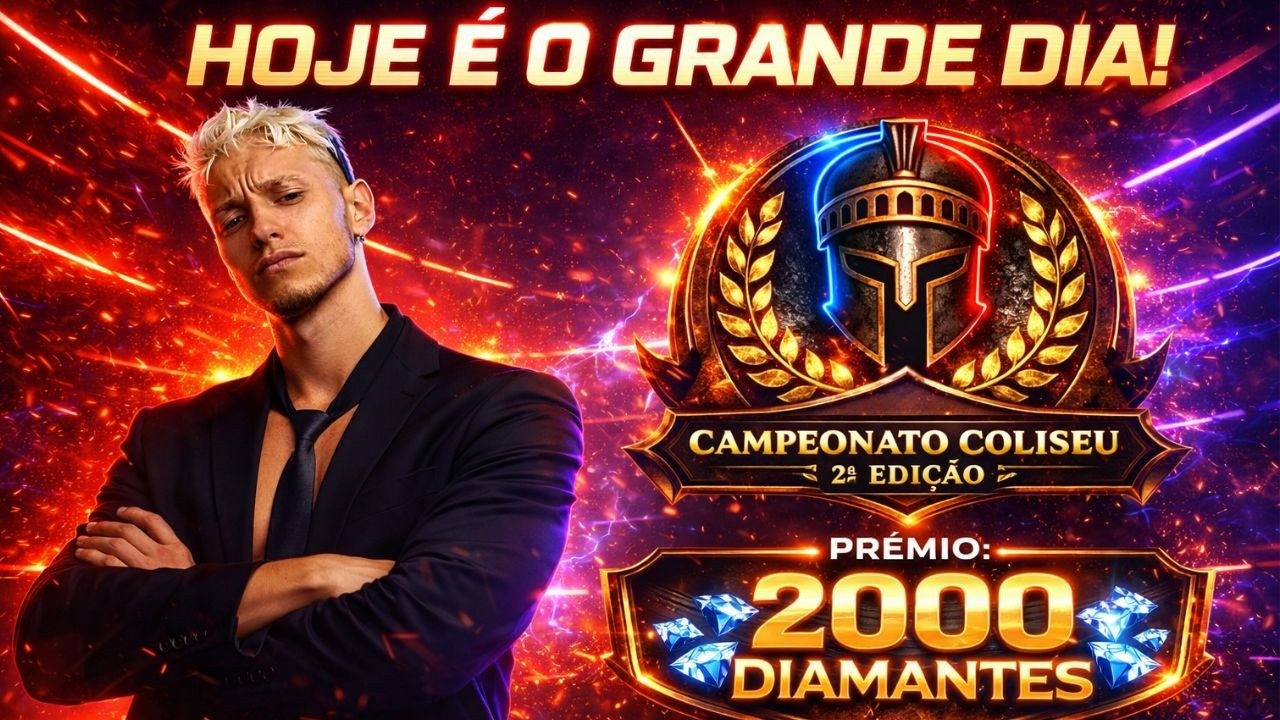 🏆 CAMPEONATO COLISEU X1 – 2ª EDIÇÃO 🏆 AO VIVO valendo 2000 DIAMANTES | Mobile Legends