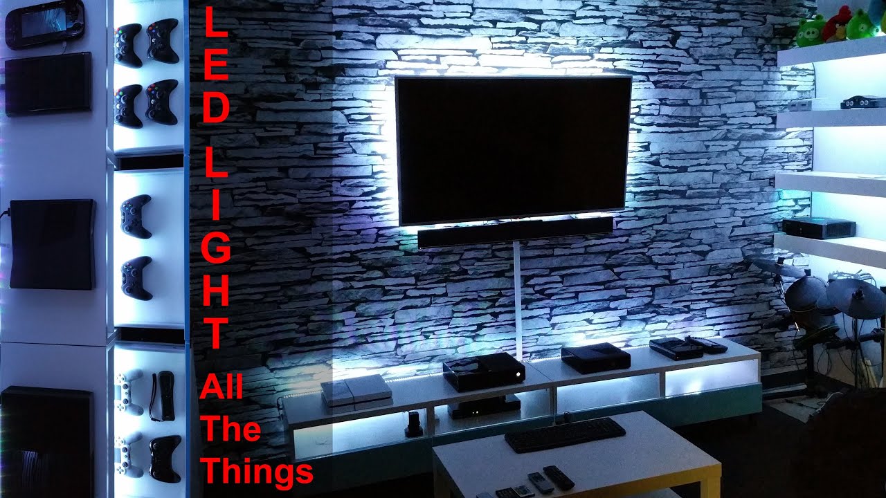 Project Game Room - Vlog #04 | DIY LED Light All the Things
