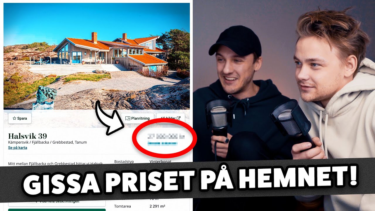 Gissar Priset P&aring; Hemnet Annonsen Med Hampus Hedstr&ouml;m