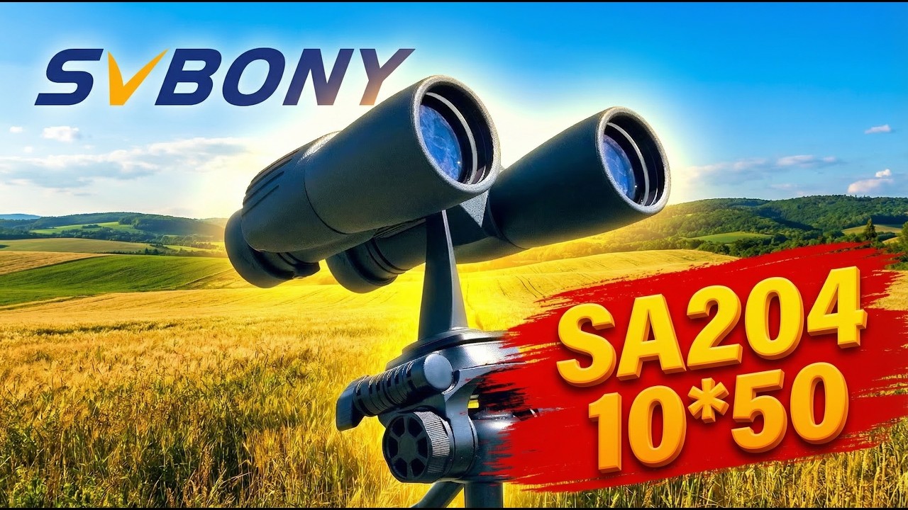 МОЩНЫЙ, ЯРКИЙ БИНОКЛЬ SVBONY SA204 10*50 ИЗ КИТАЯ С АЛИЭКСПРЕСС