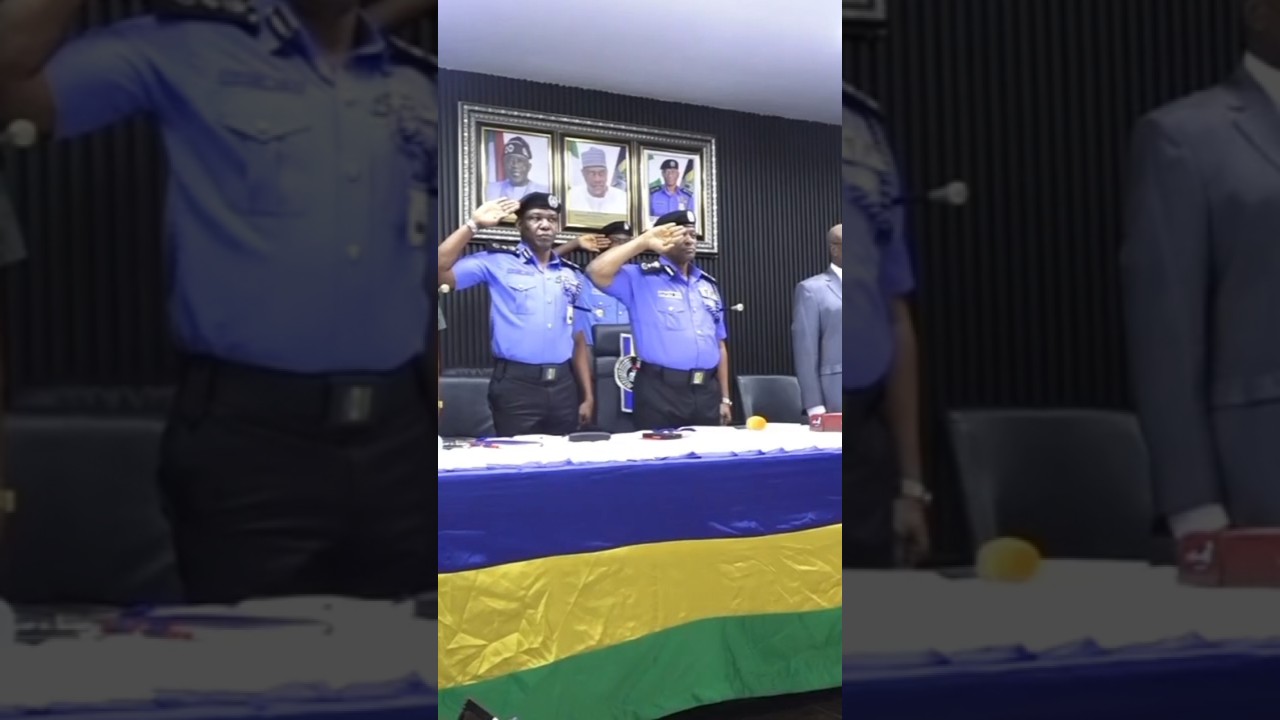 The moment Frank Mba salutes the IGP