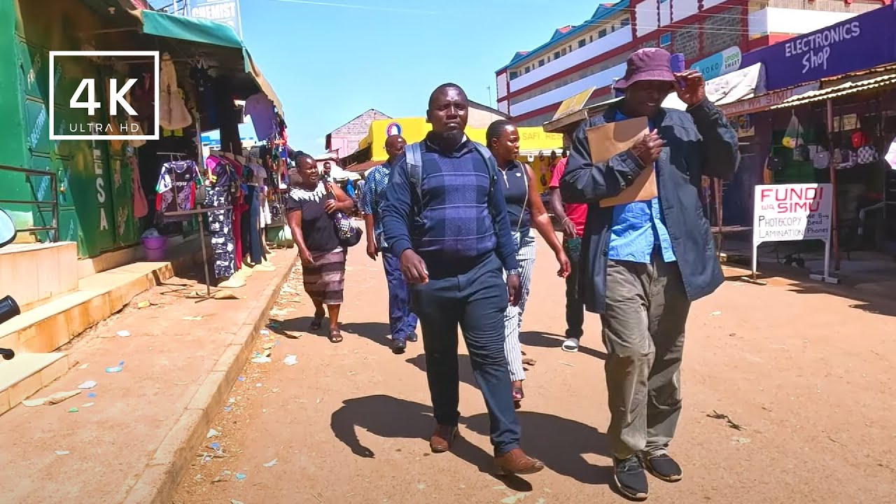 4K Africa Street WALK | Huruma Neighbourhoods, Eldoret