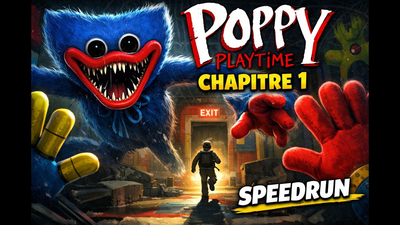 Poppy Playtime chapitre 1 speedrun