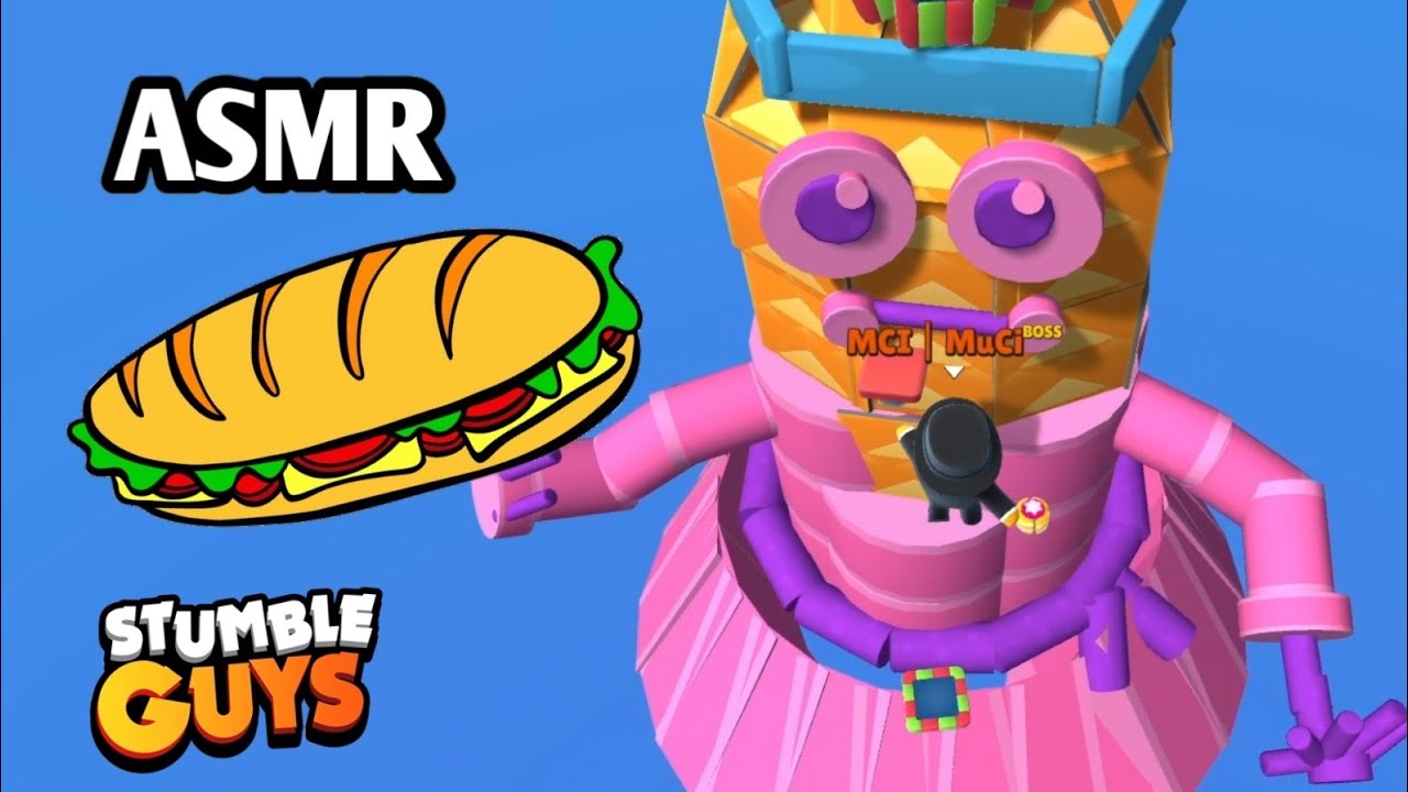 MERIENDO BOCADILLO 🥪 MIENTRAS JUEGO MAPAS de SUSCRIPTORES en STUMBLE GUYS 🥕