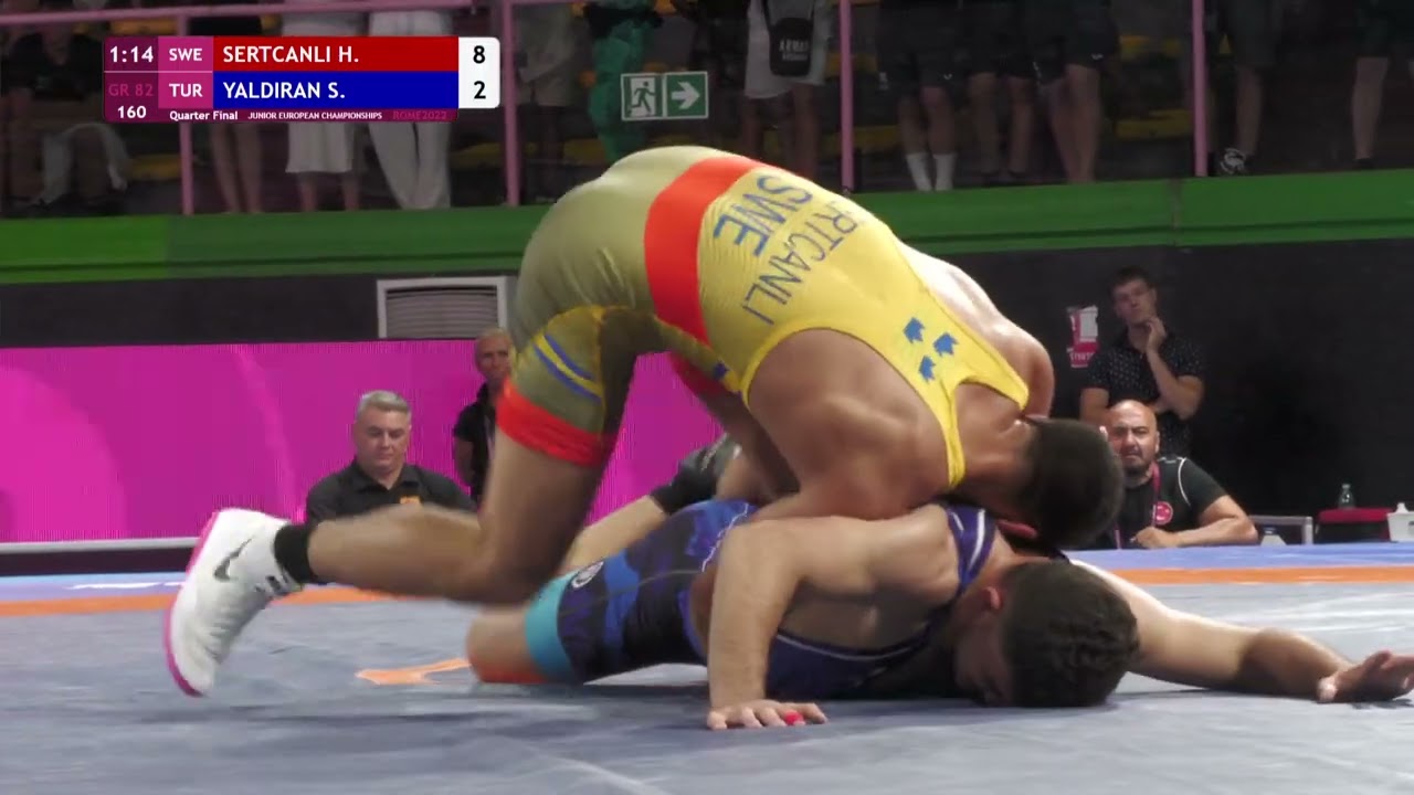 1/4 GR - 82 kg: H. SERTCANLI (SWE) v. S. YALDIRAN (TUR)