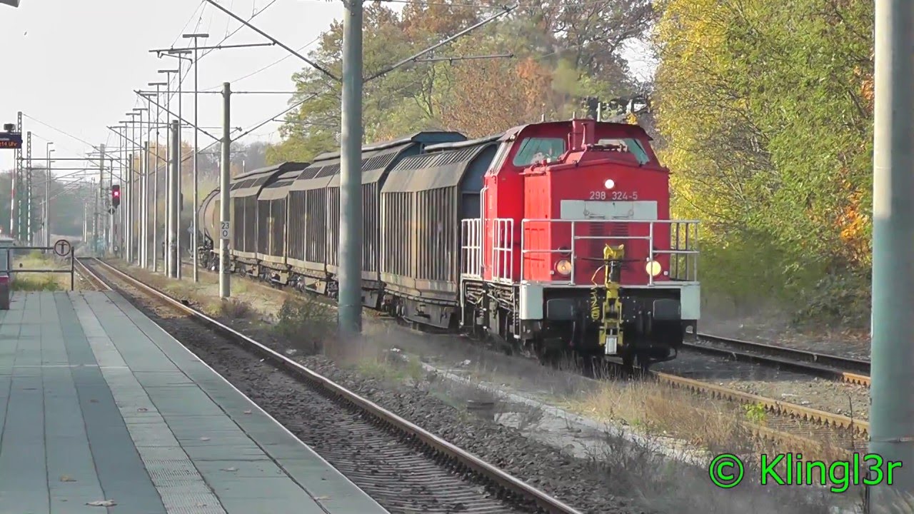 Züge in Schwedt Oder - Deutsche Bahn BR112 BR298