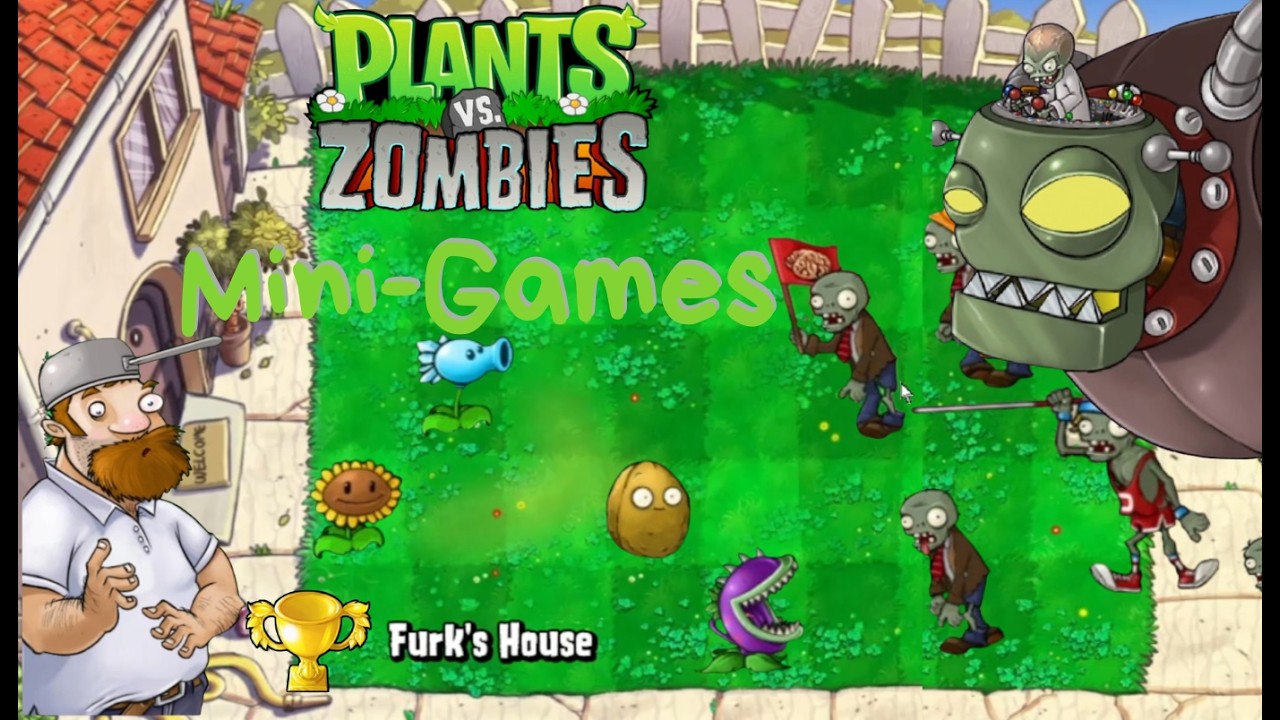 [PC] Plants vs. Zombies - Mini-Games | Extras parte 1 en inglés