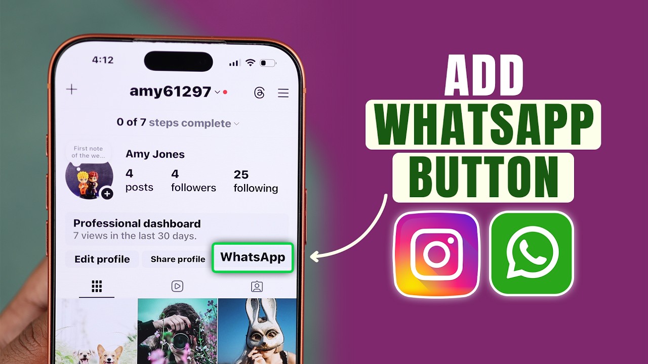 How to Add WhatsApp Button on Instagram! [Quickly]