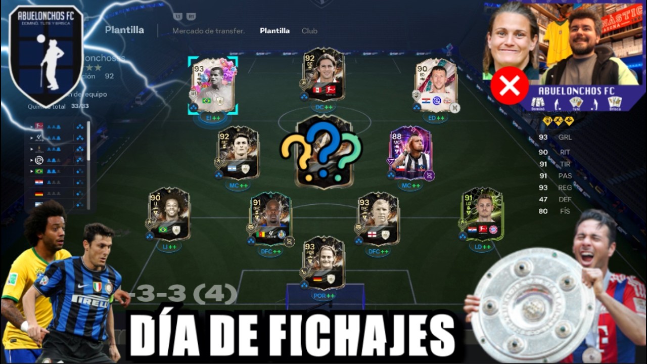 D&Iacute;A DE FICHAJES con leyendas del club TROPHY TITANS 💰
