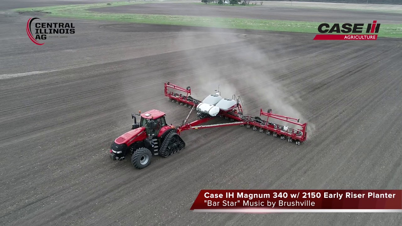 2018 Corn Planting in IL, Case IH Magnum RowTrac w/ 2150 Early Riser&reg; Planter